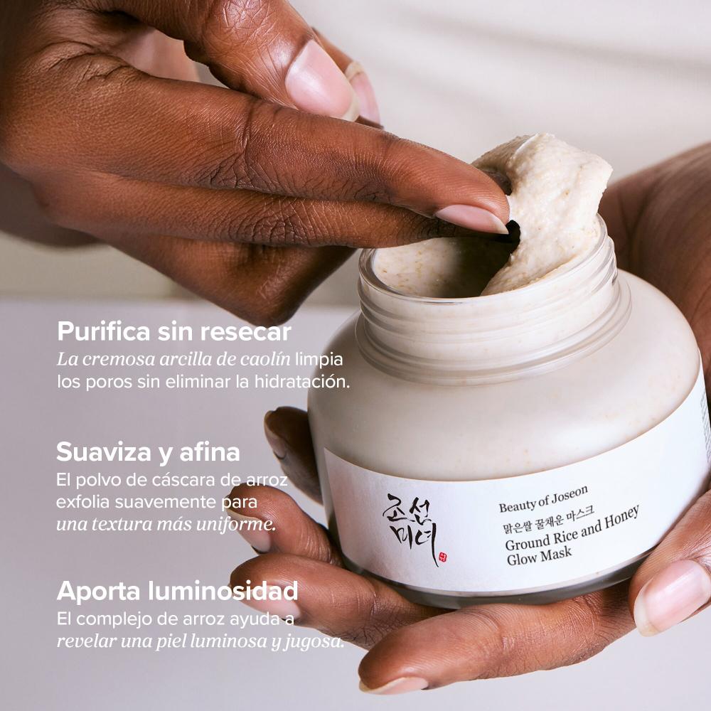 GROUND RICE AND HONEY GLOW MASK (MASCARILLA FACIAL)